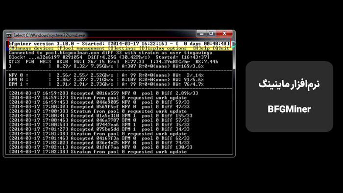 نرم افزار bfgminer